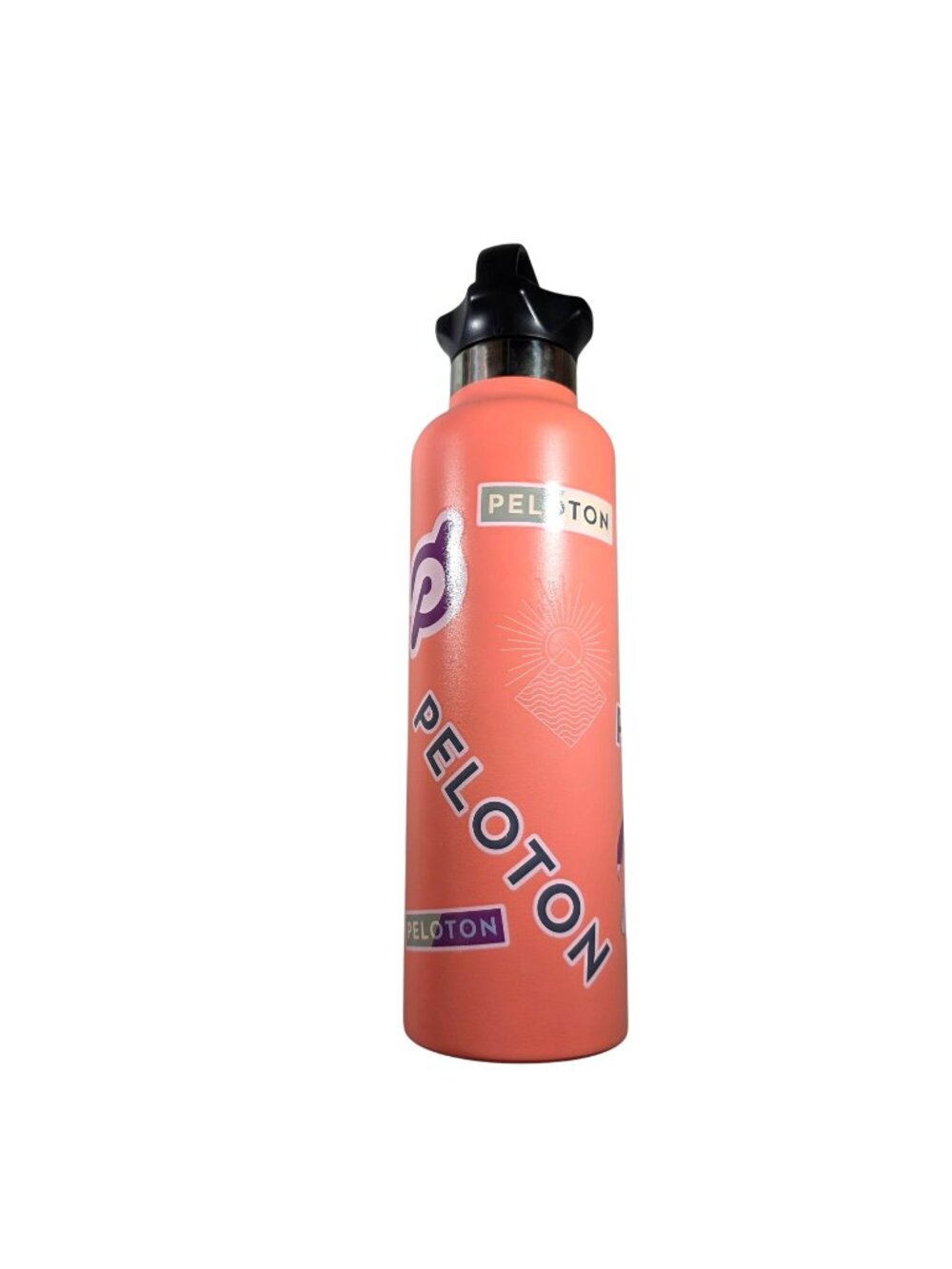 Peloton Water Bottle Stainless Steel 20 Oz Coral Twist Lid fitness exercise